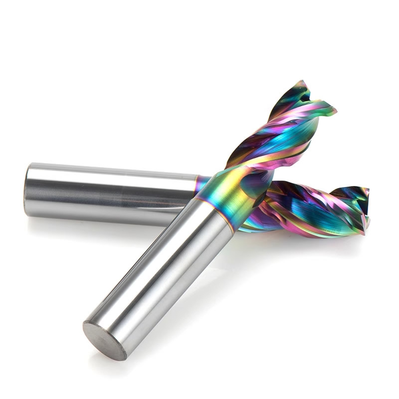 Colorful Wave Edge Aluminum Milling Cutter