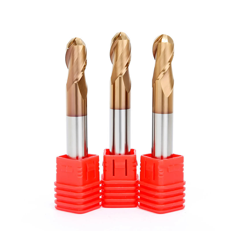 Copper-Coated Ball Cutter for Steel